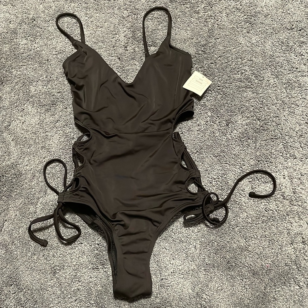 Urban Outfitters Black Bathing Suit